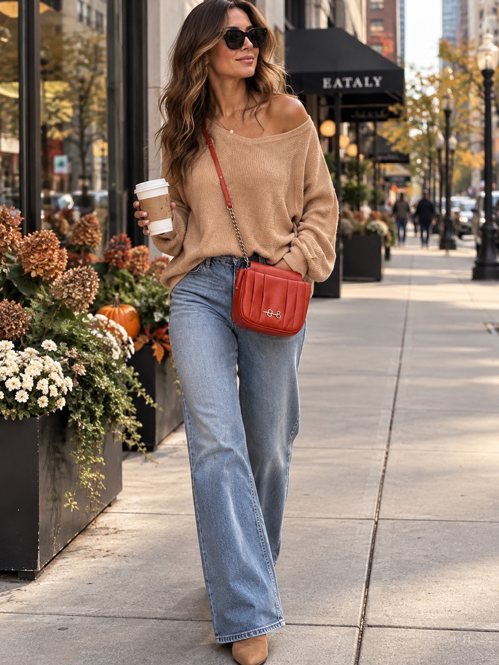 Mini Orange Crossbody Bag